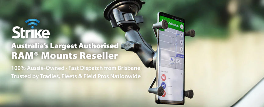 JA-GPS Is Closing — Strike Has Your RAM Mounts Need Covered