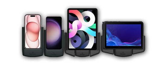 Rugged Cradles for Phone and Tablets in Fleet Vehicles