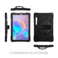 Strike Rugged Case with Hand Strap and Lanyard for Samsung Galaxy Tab S6