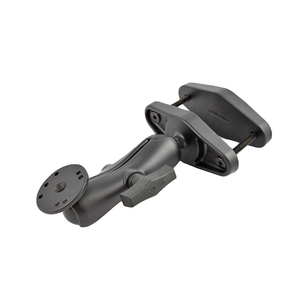 RAM® 4" Square Post Clamp Mount with Round AMPS Plate - C Size