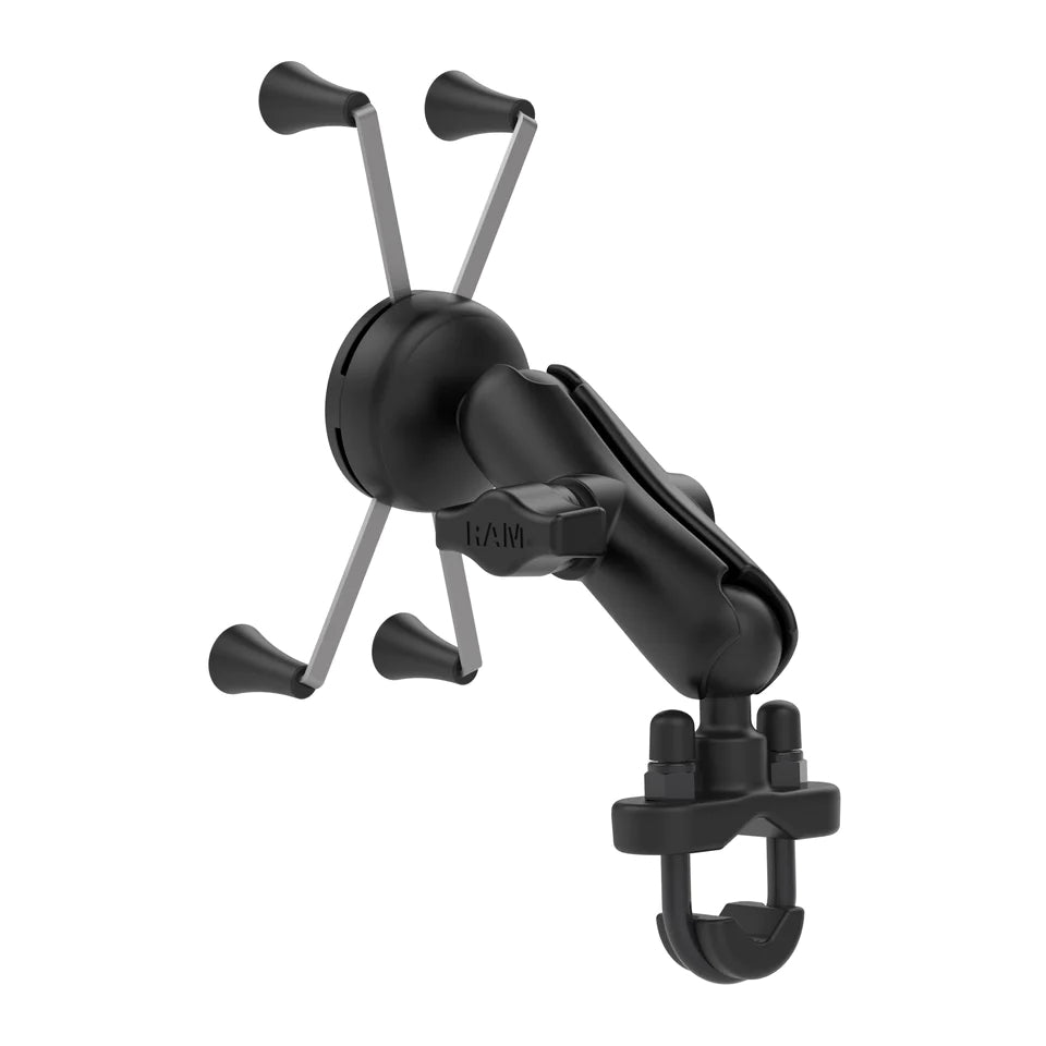 RAM Handlebar U-Bolt Mount with Universal RAM X-Grip Large Phone/Phablet Cradle (RAM-B-149Z-UN10U)