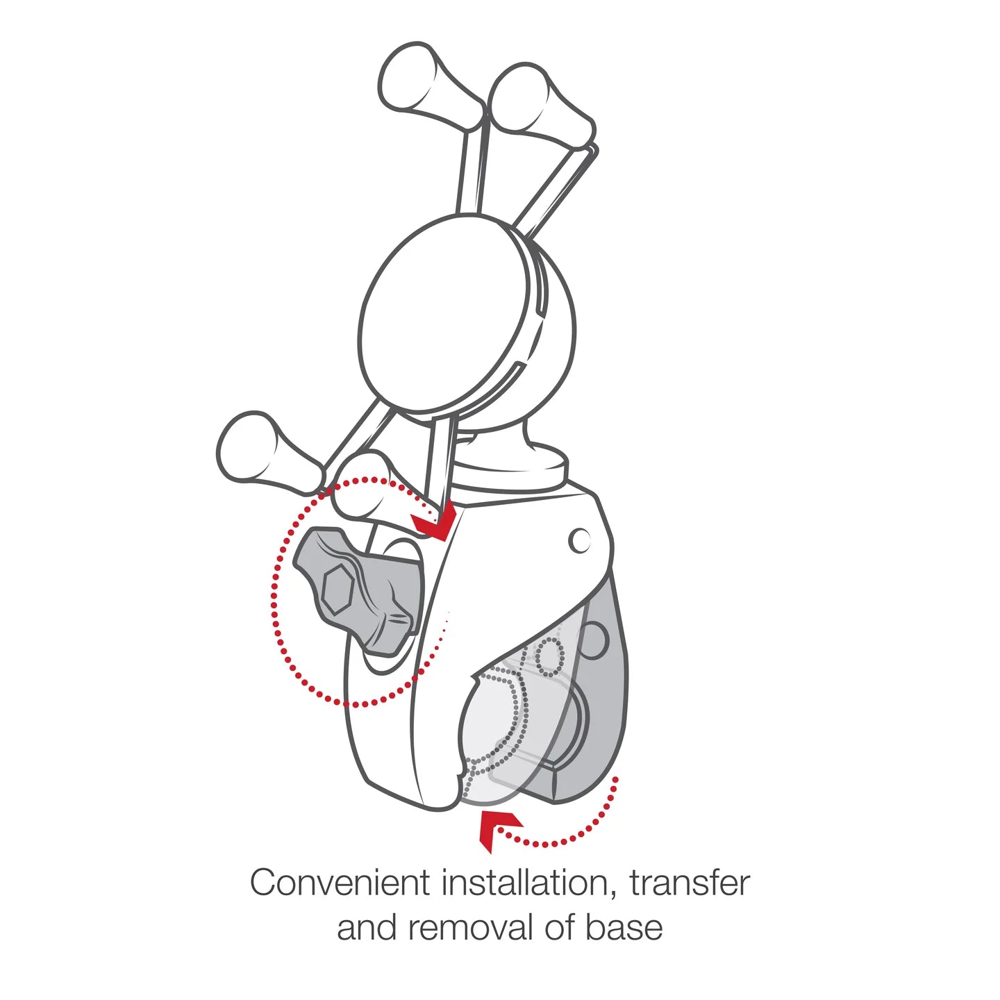 RAM Tough-Claw™ Mount with X-Grip® Universal Cradle (RAM-HOL-UN7-400U)