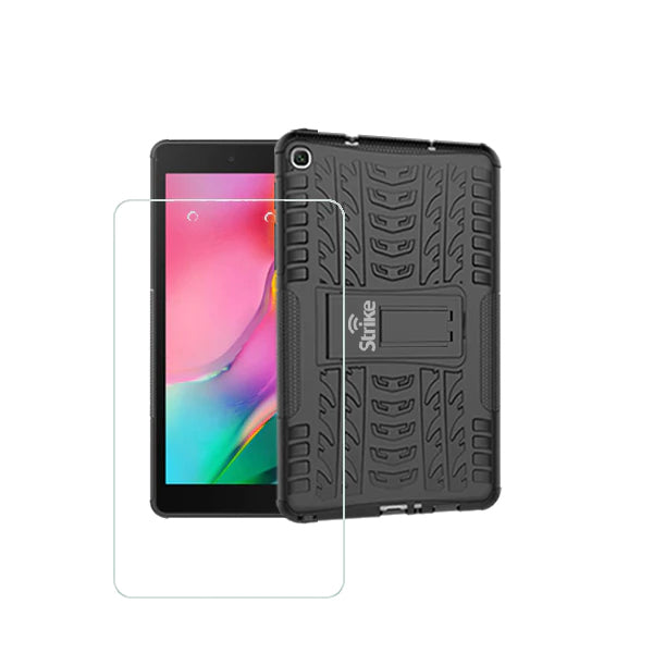 Samsung Galaxy Tab A 8 (2019) Strike Rugged Cases with Tempered Glass Screen