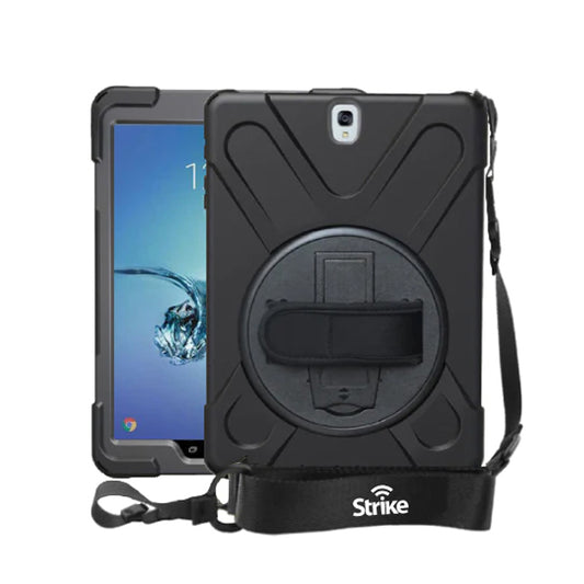 Samsung Galaxy Tab S2 8" Rugged Case with Hand Strap and Lanyard