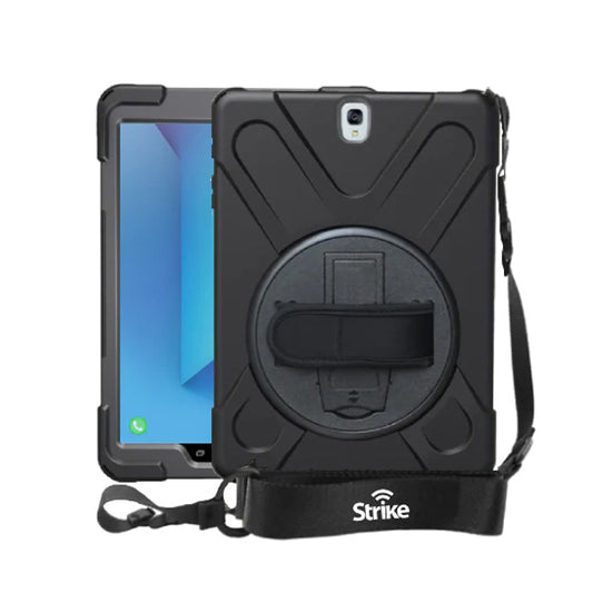 Samsung Galaxy Tab S3 9.7" Rugged Case with Hand Strap and Lanyard