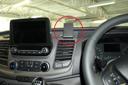 ClicOn No Holes Centre Dash Mount for Ford Tourneo Custom (19-22) & Ford Transit Custom (181/2-23) & Ford Transit (20-24)