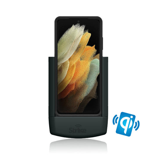 Samsung Galaxy S21 Ultra 5G Wireless Charging Car Phone Holder for OtterBox Symmetry Case (Hardwired Install)