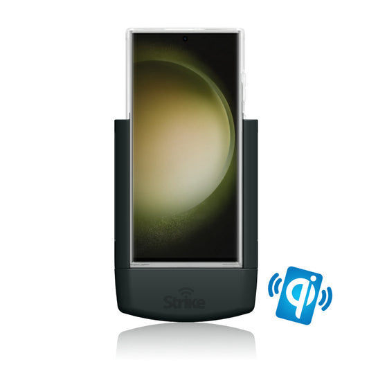 Samsung Galaxy S23 Ultra Wireless Charging Car Phone Holder with Strike Case DIY