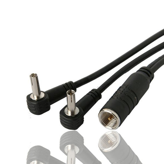 Dual SMK TS9 Patch Lead to Single FME Male RF Antenna Adaptor