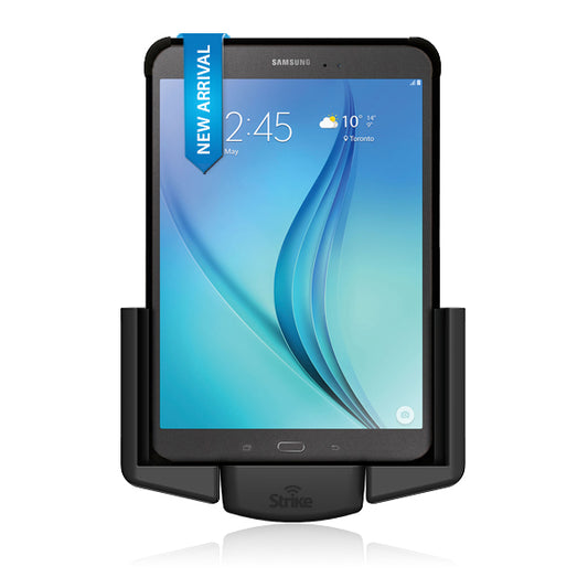 Strike Alpha Samsung Galaxy Tab A 8 Magnetic Charging Car Cradle with Strike Rugged Case Bundle