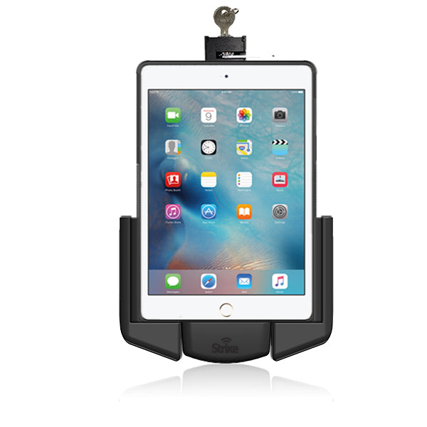 iPad Mini 4 & 5 Lockable Car Cradle for Strike Rugged Case