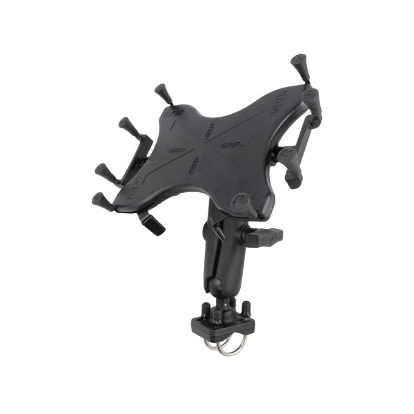 RAM® X-Grip® Mount with Double U-Bolt Base for 9"-10" Tablets (RAM-HOL-UN9-235U)