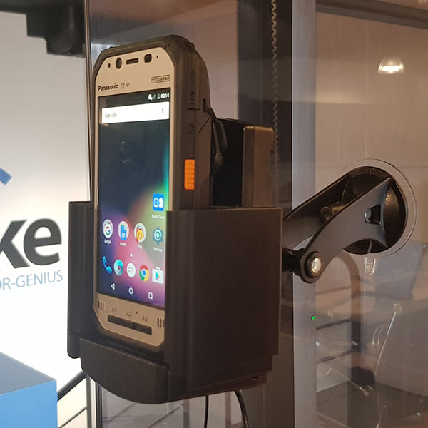 Panasonic Toughpad FZ-N1 Car Cradle for Extended Battery & Hand Strap