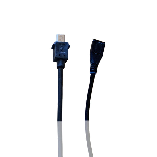 Female MicroUSB with 6.1mm Male MicroUSB Connector