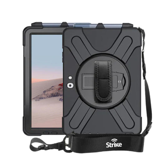 Strike Rugged Case with Hand Strap and Lanyard for Microsoft Surface Go 2/3