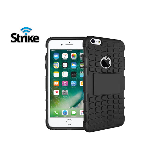 Strike Alpha Apple iPhone 7 8 SE 2/3 Car Cradle with Strike Rugged Case Bundle