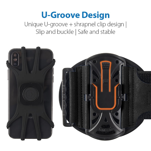 Strike Universal Wristband Phone Holder (Black)