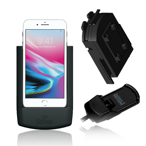 iPhone 8 Plus Solution for Bury System 9 with Strike Alpha Cradle & Adapter