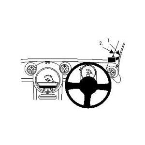 ClicOn No Holes Dash Mount for Mini CountryMan 11-14
