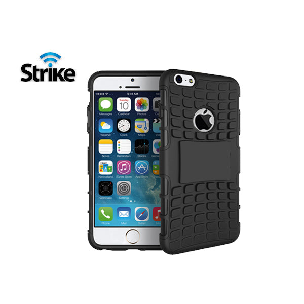 Strike Alpha Apple iPhone 6/6s Car Cradle with Strike Rugged Case Bundle