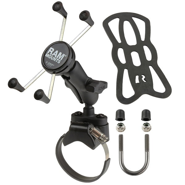 RAM® X-Grip® Large Phone Mount with ATV/UTV Rail Base (RAM-B-231-2-UN10)