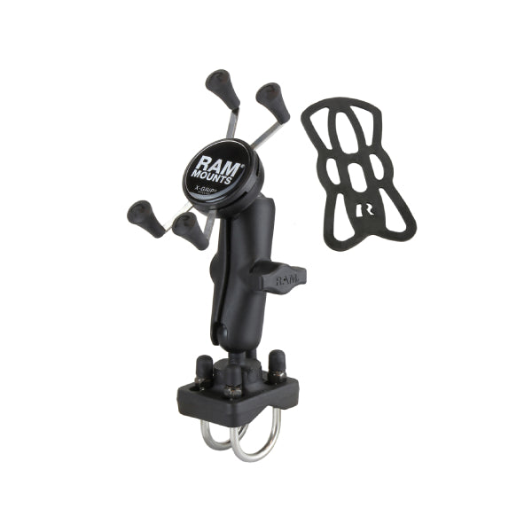 RAM® X-Grip® Phone Mount with Double U-Bolt Base (RAM-HOL-UN7B-235U)