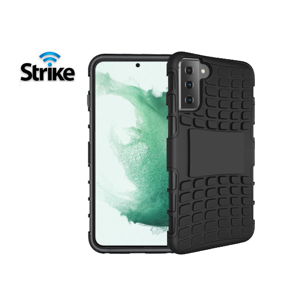 Strike Alpha Samsung Galaxy S22+ Car Cradle with Strike Rugged Case Bundle