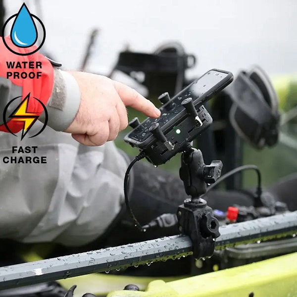 RAM® Tough-Charge™ with X-Grip® Tech Waterproof Wireless Charging Holder (RAM-HOL-UN12WB)