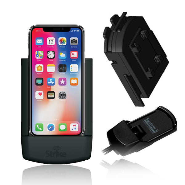 iPhone X Solution for Bury System 9 with Strike Alpha Cradle & Adapter