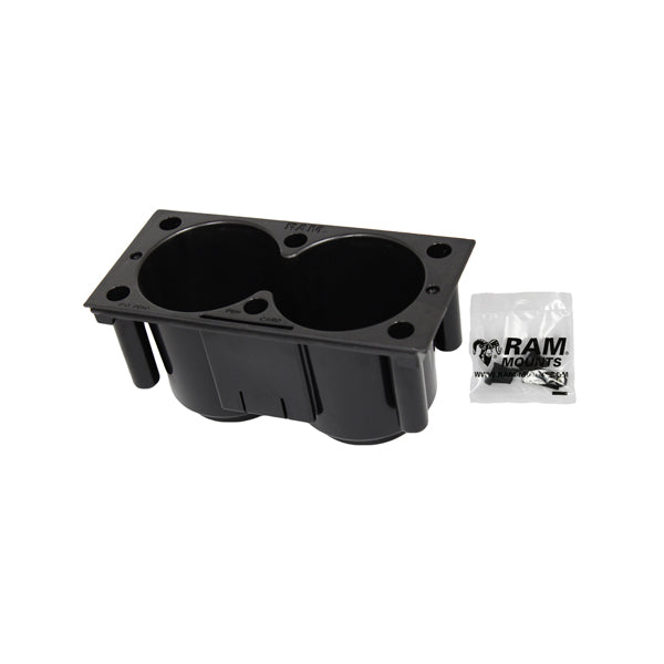 RAM-FP-CUP1F Tough-Box Console Dual Drink Cup | Strike