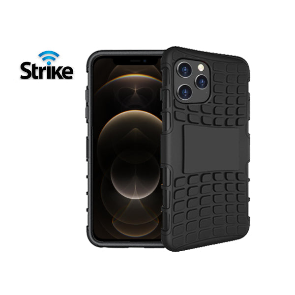 Strike Alpha Apple iPhone 12 Pro Max Car Cradle with Strike Rugged Case Bundle