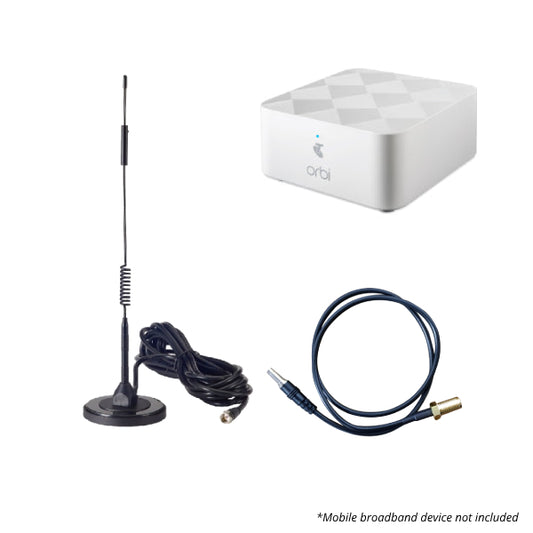 Netgear Orbi 4GX Router Patch Lead & Magnetic Base Antenna Bundle