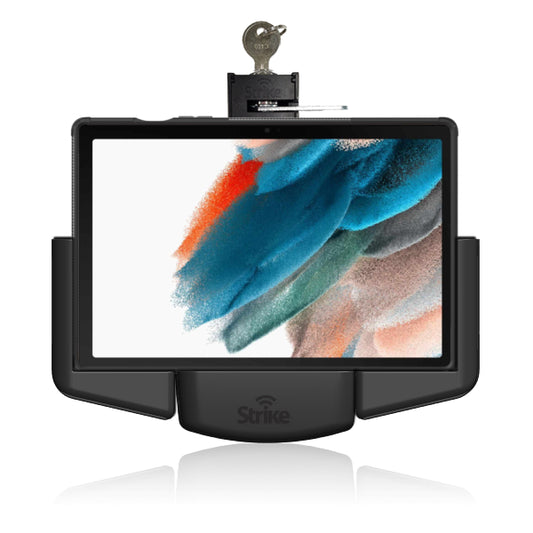 Samsung Galaxy Tab A8 (10.5") Lockable Car Cradle for Strike Rugged Case (Landscape)
