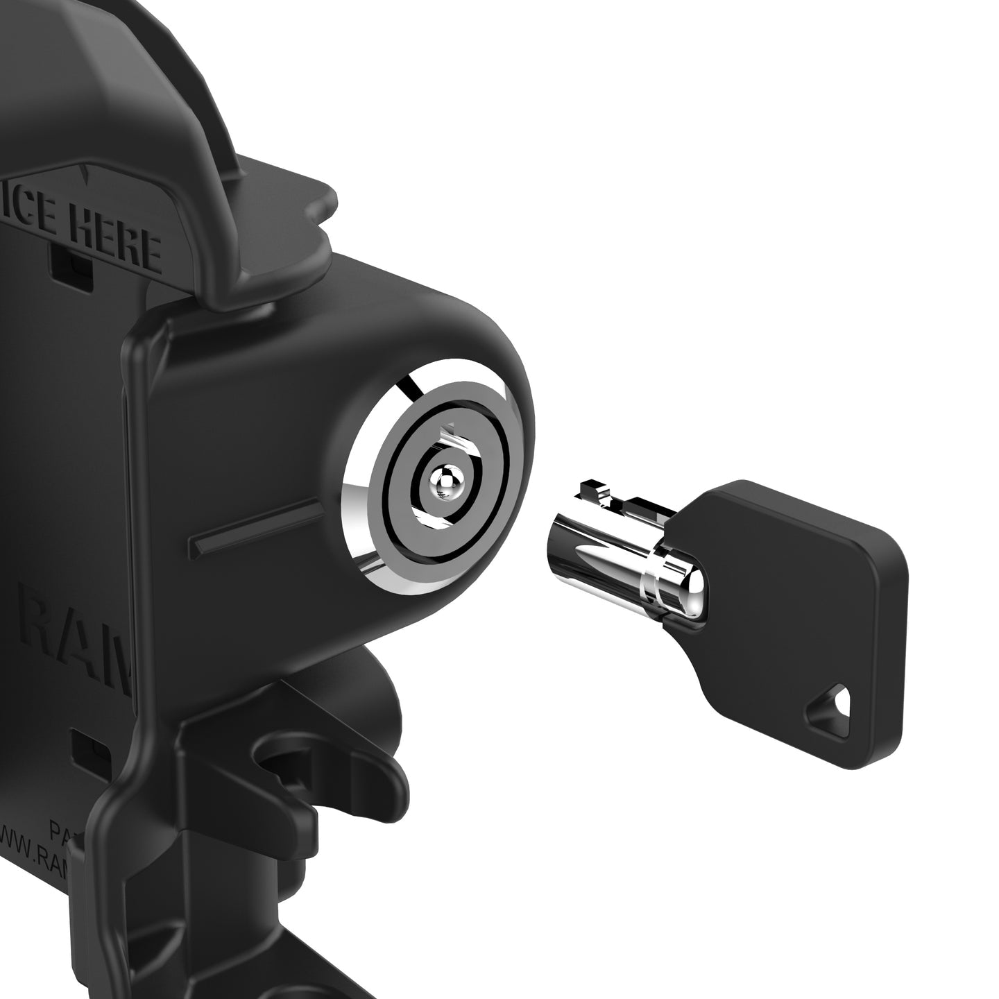 RAM® Powered Key-Locking Cradle for Panasonic Toughbook FZ-N1 & FZ-F1 (RAM-HOL-PAN11PKLU)