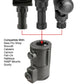 RAM® Universal Adapt-A-Post™ Track Base (RAP-AAPUTU )