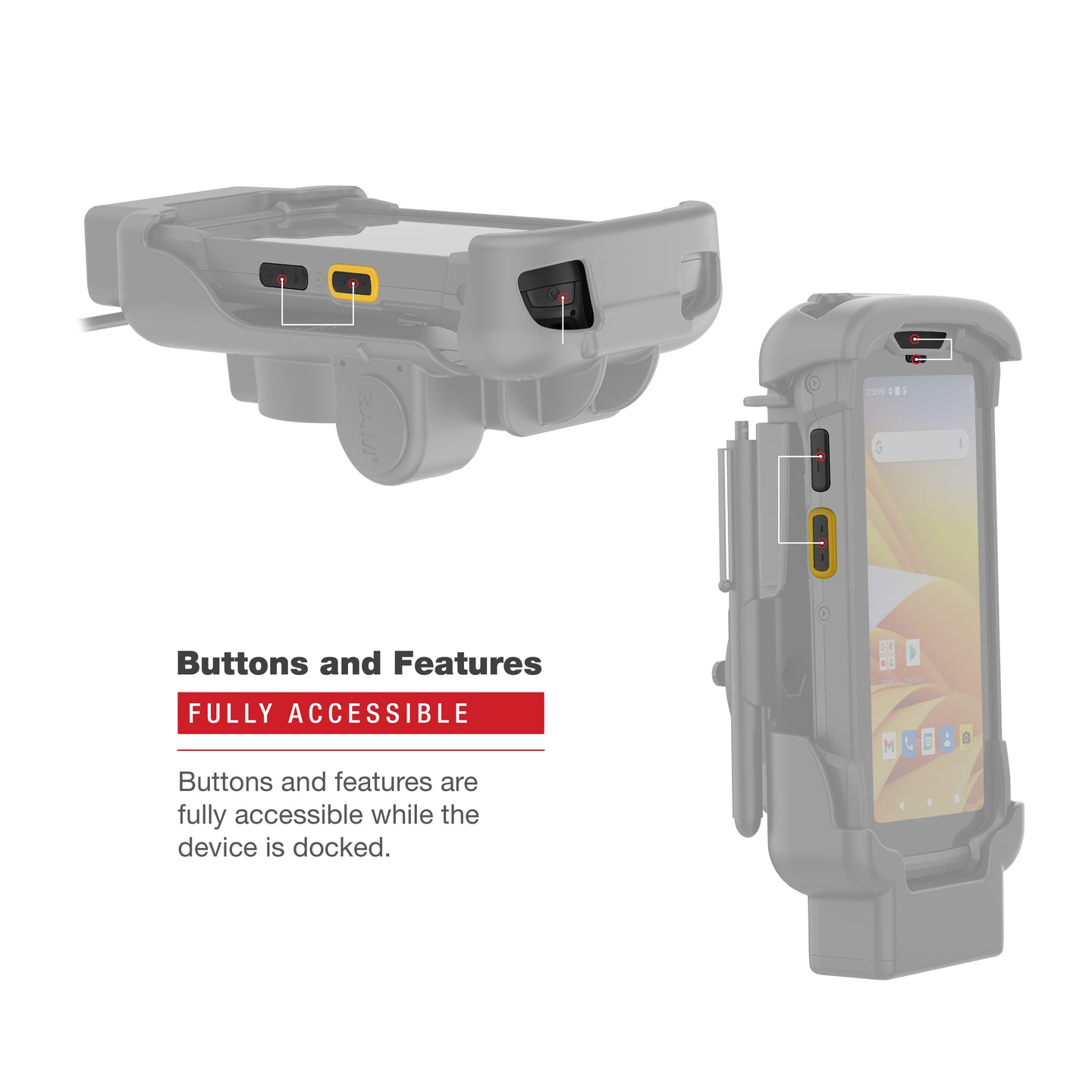 RAM® Form-Fit Powered Dock for Zebra TC73 & TC78 (RAM-HOL-ZE17-1U)