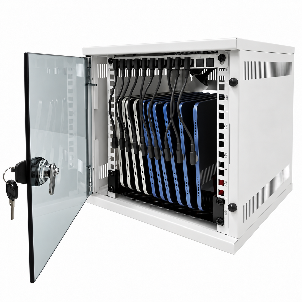 Strike Volt 10 Bay Lockable Tablet Charging Cabinet