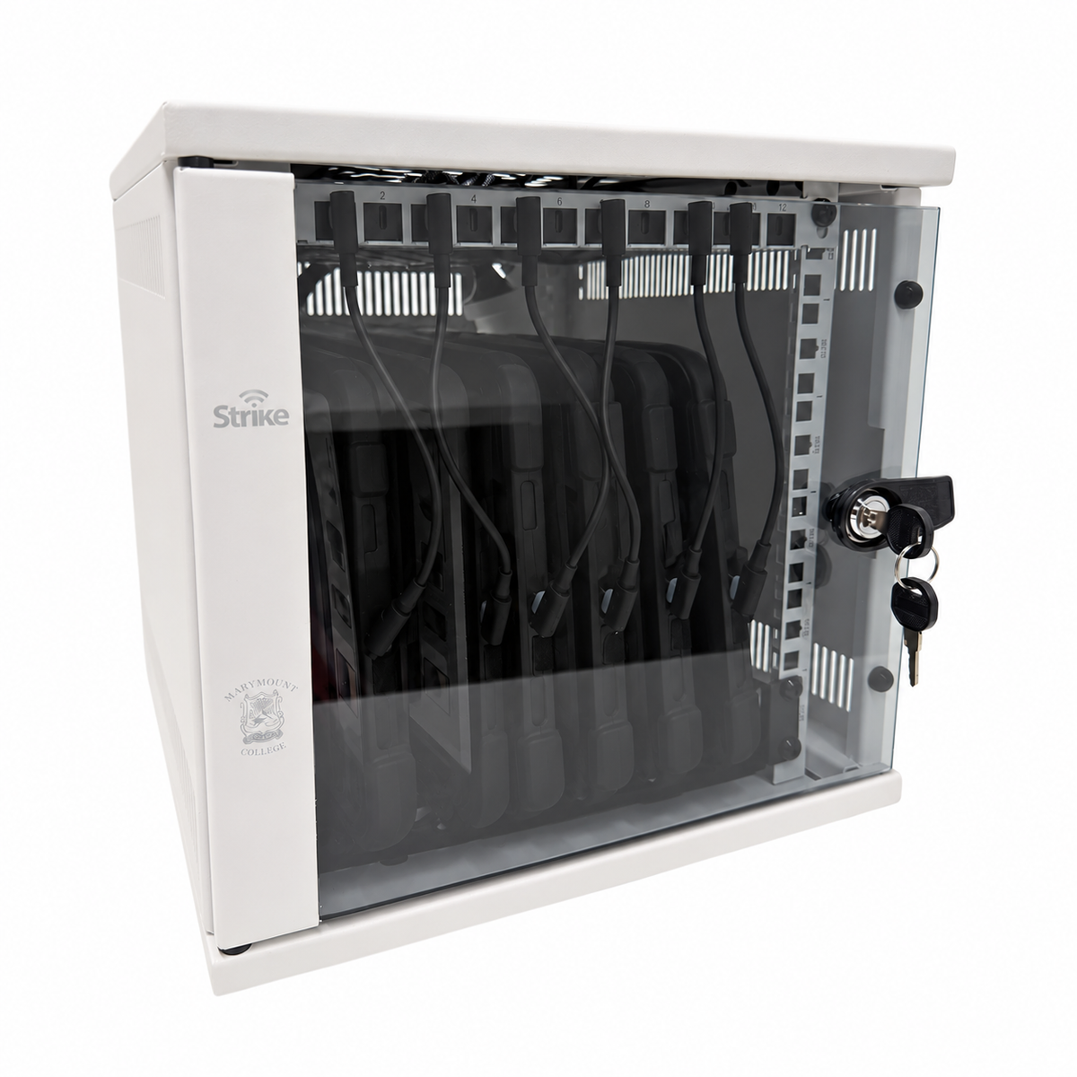 Strike Volt 6 Bay Lockable Tablet Charging Cabinet