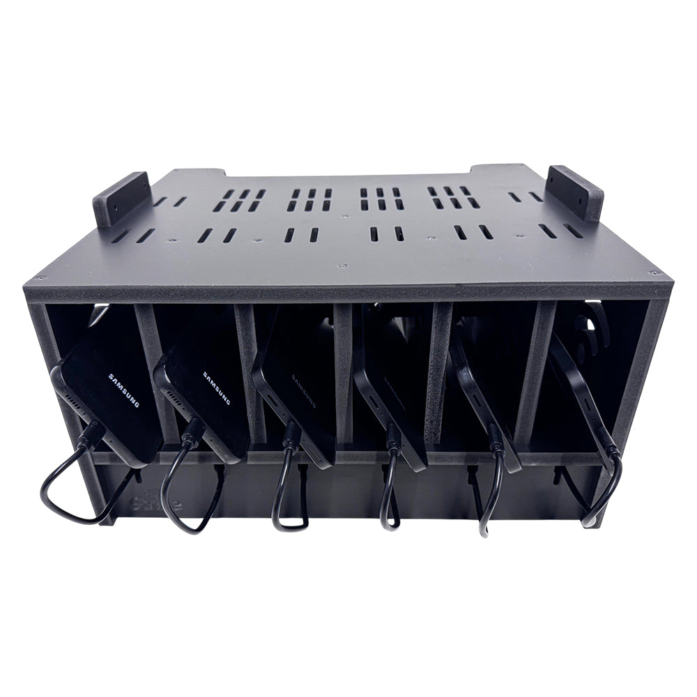 6-Bay USB-C Mobile Phone Charging Cabinet