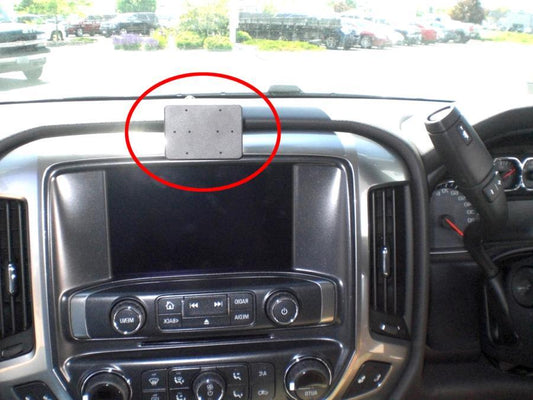 ClicOn No Holes Centre Dash Mount for Chevrolet Silverado (14-20)