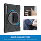 Strike Rugged Case with Hand Strap and Lanyard for Samsung Galaxy Tab S7+/S7 FE/S8+