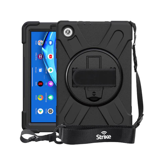 Lenovo Tab M10 Plus (3rd Gen) Rugged Case with Hand Strap and Lanyard