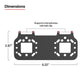 RAM® Short Bracket Adapter for PTT Remote Speaker Microphones (RAM-101-MIC4U)