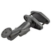 RAM 4" Square Post Clamp Mount with Round AMPS Plate - C Size (RAM-101U-247-4)
