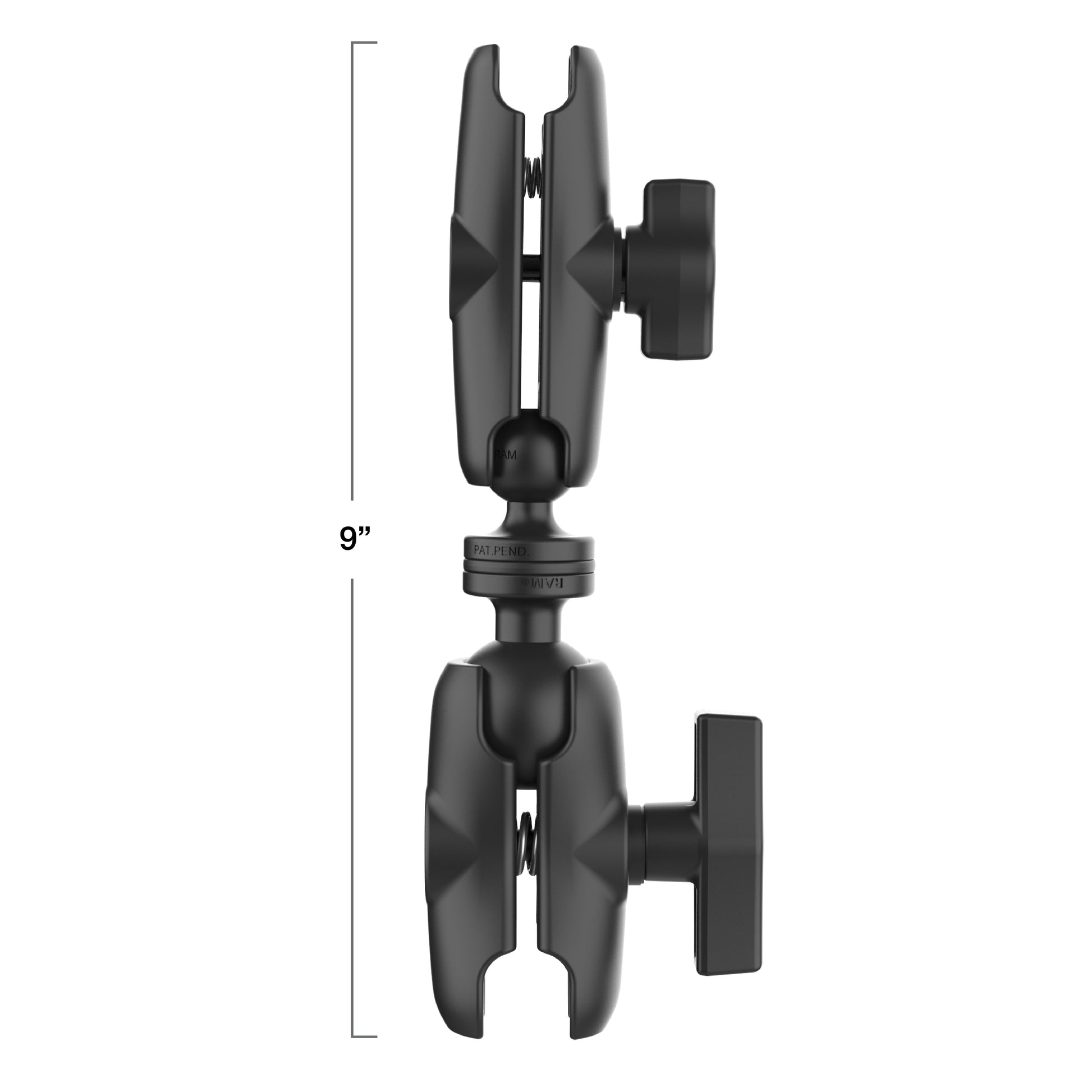 RAM® 9" Long C Size to B Size Double Socket Arm Extension (RAM-201-B-BC-201U)