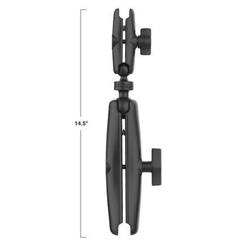 RAM® 14.5" Long C Size to B Size Double Socket Arm Extension (RAM-201-D-BC-201U)