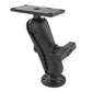 RAM Humminbird Helix 7 1.5" Ball Mount with Round Base (RAM-202-24-202U)
