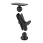 RAM Humminbird Helix 7 1.5" Ball Mount with Round Base (RAM-202-24-202U)