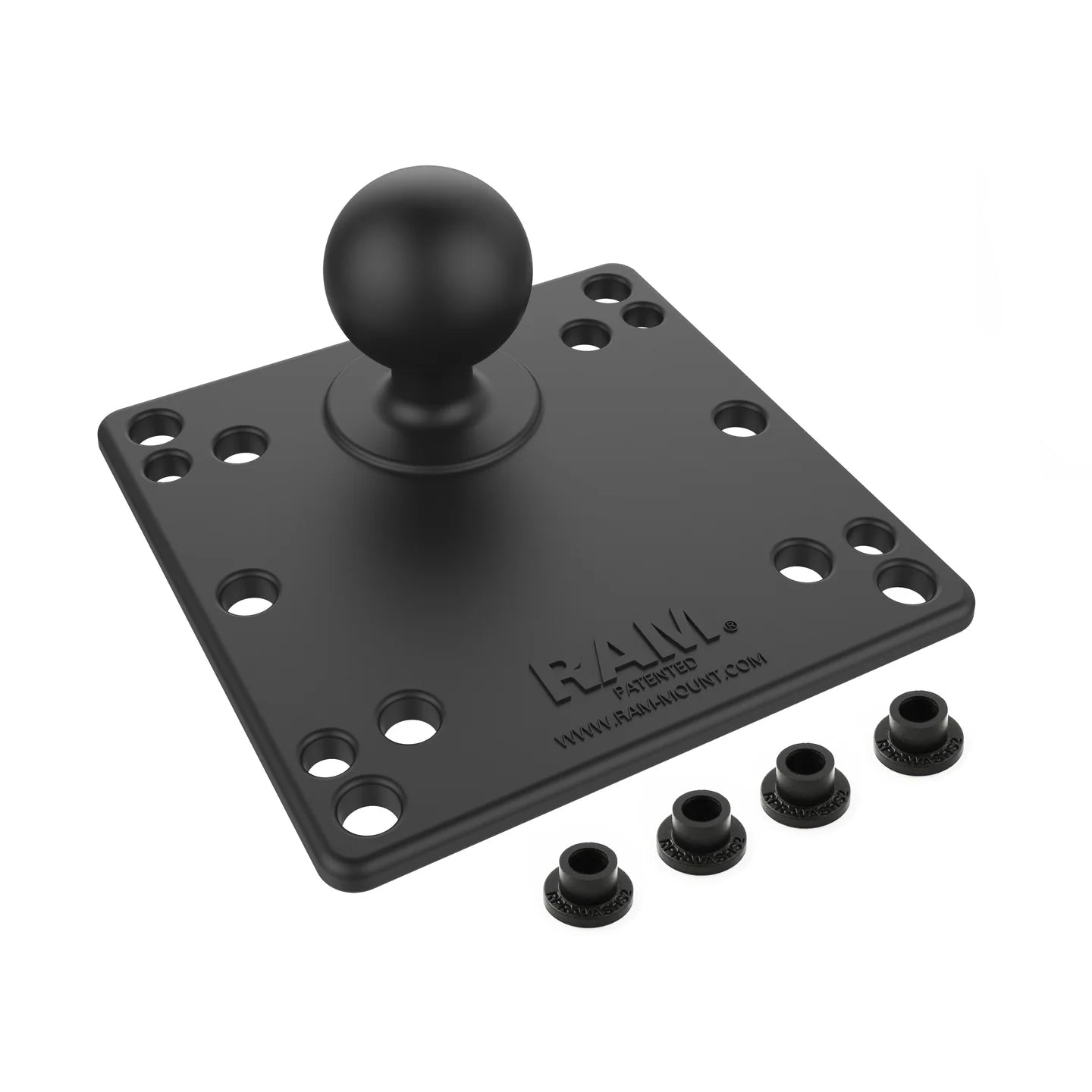RAM Square Base with Vesa Hole Patterns & 1.5" Ball (RAM-246U)
