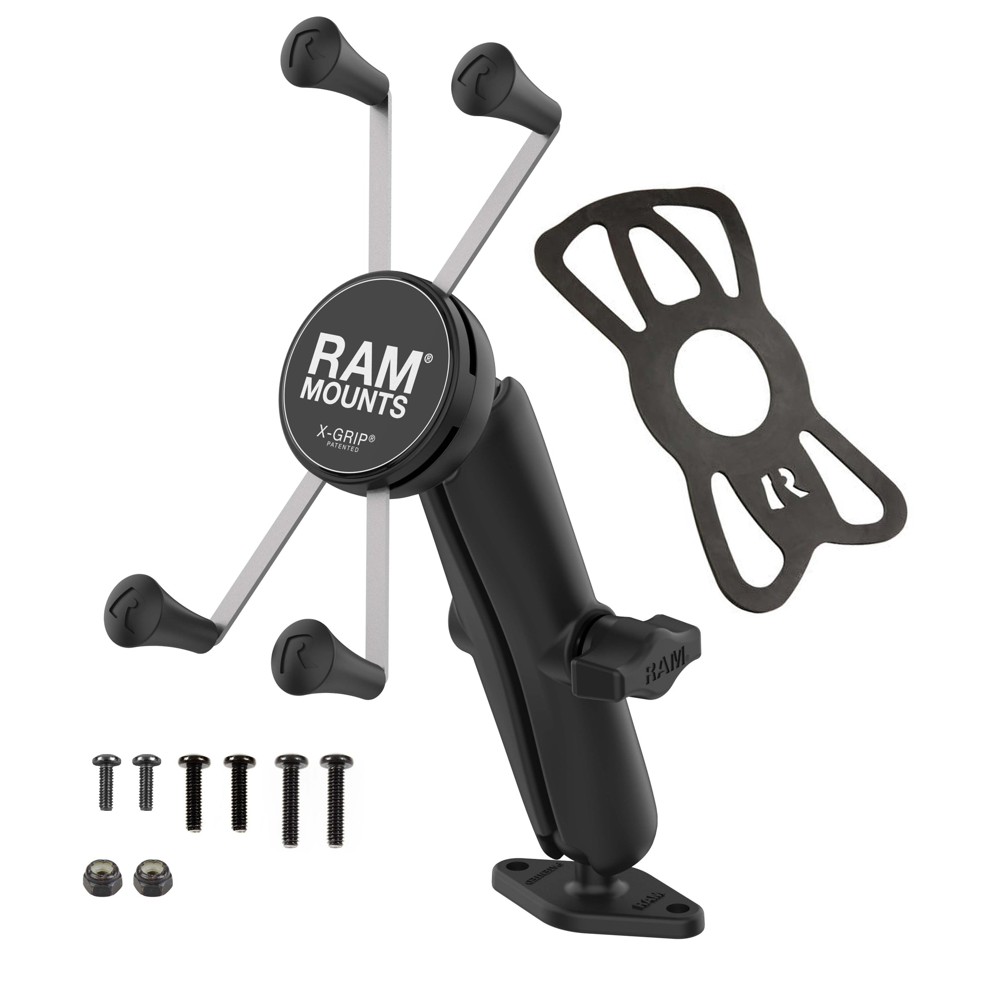 RAM® X-Grip® Large Phone Mount with Diamond Base - Long Arm (RAM-B-102-C-UN10U)